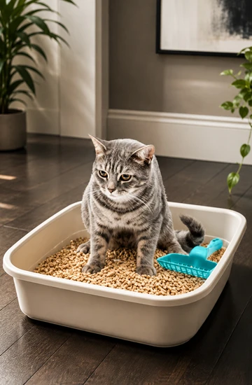 Solution de granul&eacute;s de liti&egrave;re pour chat