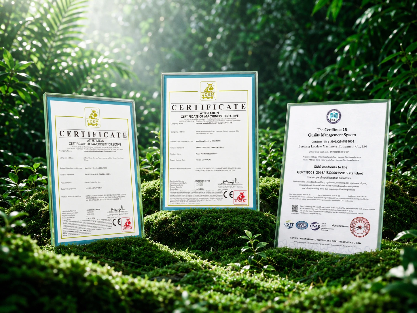 Certifications de qualit&eacute; LUODATE