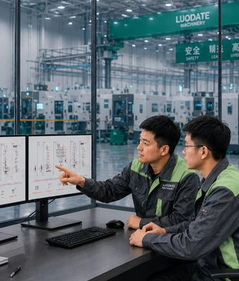 Ing&eacute;nieurs concevant des solutions de ligne de production