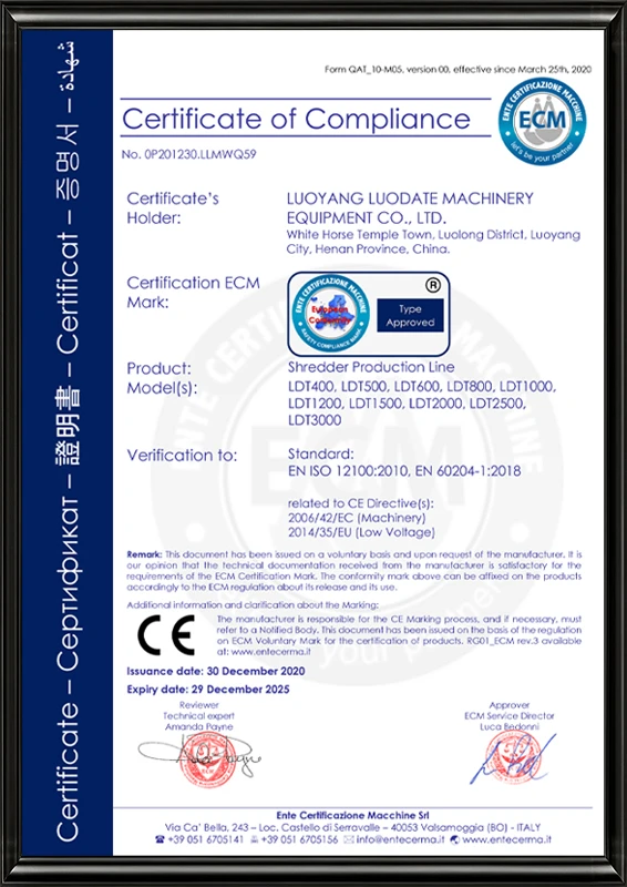 Certificat CE
